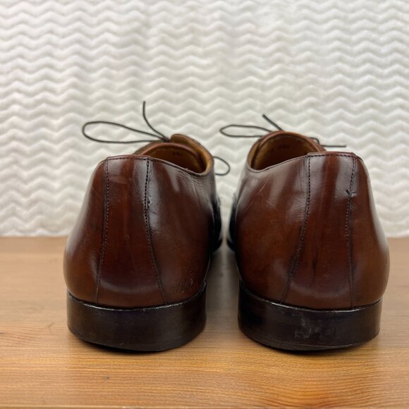 MEZLAN Mens Cancun Shoes Derby Basket Weave Leather Vero Cuoio Brown Size 11.5W main image 13